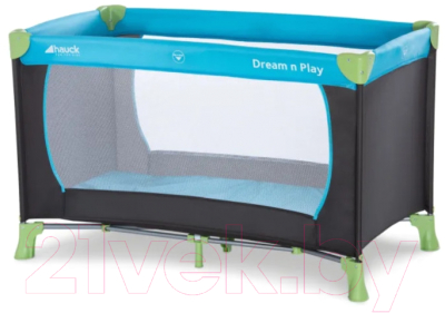 Кровать-манеж Hauck Dream'n Play / 604489 (Water Blue)