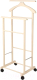 Стойка для одежды Мебелик Костюмная на колесах В 22Н (слоновая кость) - 