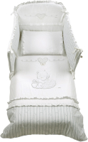 Комплект постельный для малышей Italbaby Love / 100.0040-5 (белый) - 
