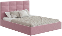 Каркас кровати НК Мебель Соната 160x200 / 72305108 (велюр розовый) - 