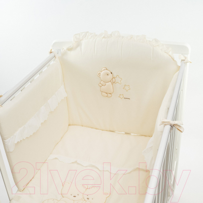 Комплект постельный для малышей Italbaby Angioletti / 100.9050-002 (кремовый)