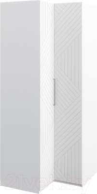 Шкаф Мебель-Неман Отис МН-039-09 П4 (белый/белый)