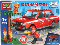 

Конструктор Город мастеров, Lada-2106 Пожарная Служба / 3599-CY