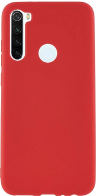 Чехол-накладка Case Matte для Redmi Note 8 2019/2021 (красный)