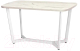 Обеденный стол Millwood Лофт Мюнхен 130x80x75 (дуб белый Craft/металл белый) - 