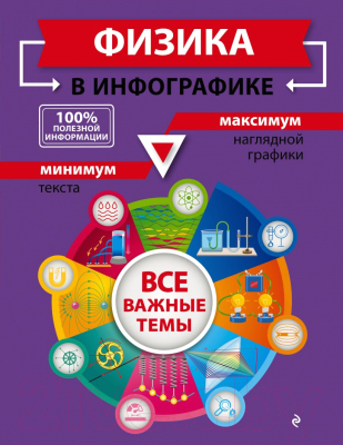 Учебное пособие Эксмо Физика в инфографике (Вахнина С.В.)