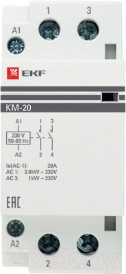 Контактор EKF PROxima km-2-20-20