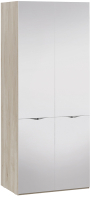 Шкаф ТриЯ Глосс с 2 зеркальными дверями СМ-308.07.212 (баттл рок) - 