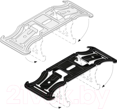 Соединитель потолочных профилей Knauf Двухуровневый CD 60x27 / 355617 (50шт)