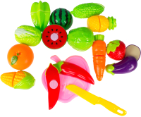 Набор игрушечных продуктов Jftoys Фрукты и овощи / 1982170-JF9102-5 - 