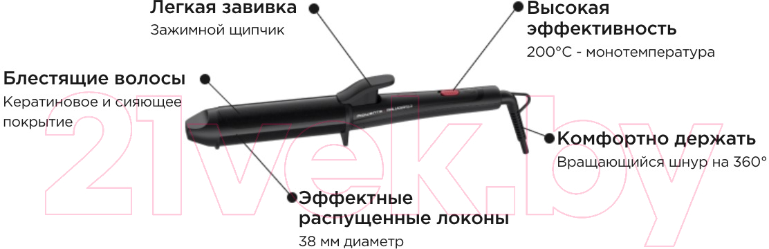 Плойка Rowenta CF322LF0