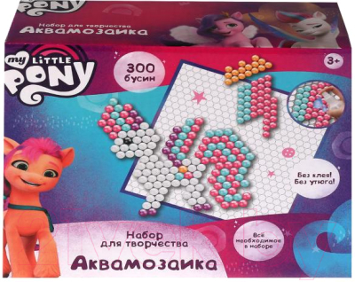 Развивающая игра MultiArt Аквамозаика Мой маленький пони / AB300-MLP1