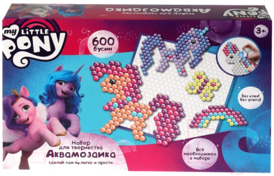 Развивающая игра MultiArt Аквамозаика Мой маленький пони / AB600-MLP1