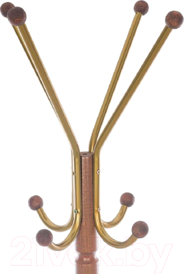 Вешалка для одежды Мебелик В 33Н (средне-коричневый)