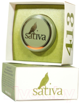 Бальзам для губ Sativa Восстанавливающий №413  (8г)