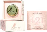 Скраб для губ Sativa Бальзам №421 (8г) - 