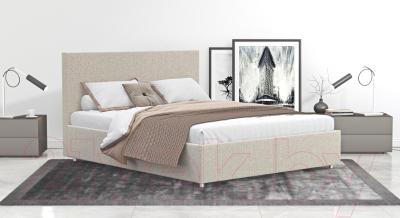 Двуспальная кровать Natura Vera Comfy 160x200 (Velutto 10)