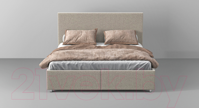 Двуспальная кровать Natura Vera Comfy 160x200 (Velutto 17)