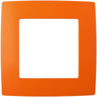 Рамка для выключателя ЭРА 12-5001-22 / Б0019387 (оранжевый) - 