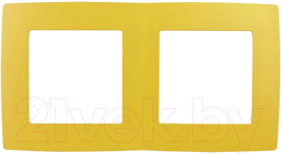 Рамка для выключателя ЭРА 12-5002-21 / Б0019395 (желтый)