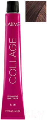 Крем-краска для волос Lakme Collage Creme Hair Color перманентная 5/50 (60мл, светлый шатен махагоновый )