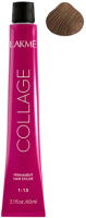 

Крем-краска для волос Lakme, Collage Creme Hair Color перманентная 6/06