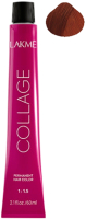 

Крем-краска для волос Lakme, Collage Creme Hair Color перманентная 6/49
