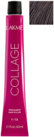 Крем-краска для волос Lakme Collage Creme Hair Color перманентная 7/12 (60мл, средний блондин пепельно-фиолетовый) - 