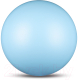 Мяч для художественной гимнастики Indigo IN315 (голубой) - 