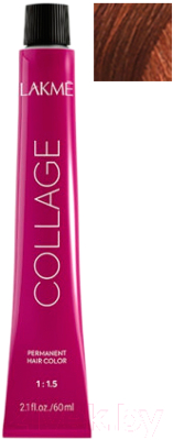 Крем-краска для волос Lakme Collage Creme Hair Color перманентная 7/45 (60мл, средний блондин медно-махагоновый )
