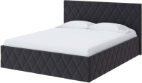Двуспальная кровать Proson Fresco Forest 160x200 (темно-серый) - 