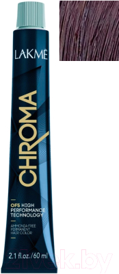 Крем-краска для волос Lakme Chroma Безаммиачная перманентная 5/50 (60мл, светлый шатен махагоновый)