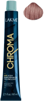 Крем-краска для волос Lakme Chroma Безаммиачная перманентная 6/50 (60мл, темный блондин махагоновый) - 