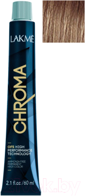 Крем-краска для волос Lakme Chroma Безаммиачная перманентная 7/00 (60мл, средний блондин)