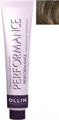 Крем-краска для волос Ollin Professional Performance Permanent Color Cream 6/0 (60мл, темно-русый)