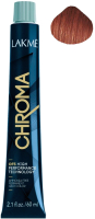 Крем-краска для волос Lakme Chroma Безаммиачная перманентная 7/45 (60мл, средний блондин медно-махагоновый) - 
