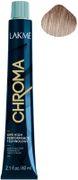 Крем-краска для волос Lakme Chroma Безаммиачная перманентная 9/60 (60мл, светлый блондин коричневый) - 