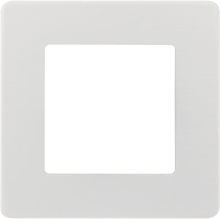 Рамка для выключателя ЭРА 12-5101-01 / Б0052499 (сатин/белый) - 