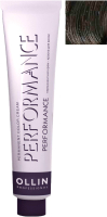 Крем-краска для волос Ollin Professional Performance Permanent Color Cream 5/00 (60мл, светлый шатен глубокий) - 