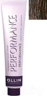 Крем-краска для волос Ollin Professional Performance Permanent Color Cream 6/00 (60мл, темно-русый глубокий)