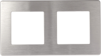 Рамка для выключателя ЭРА 12-5102-03 / Б0052511 (сатин/алюминий) - 