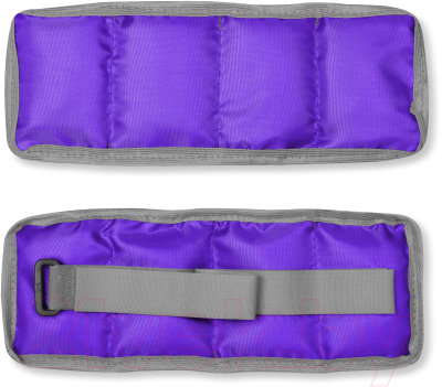 Комплект утяжелителей Indigo Классика SM-148 (2x0.2кг, фиолетовый)
