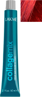 Крем-краска для волос Lakme Collagemix Creme Hair Color Mix Tones корректирующая 0/90  (60мл, красный) - 