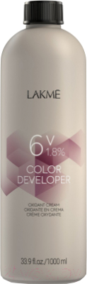 Крем для окисления краски Lakme Color Developer 6V 1.8% (1л)