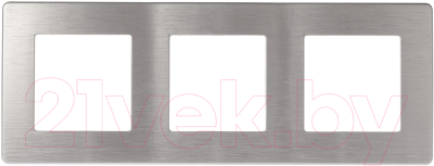 Рамка для выключателя ЭРА 12-5103-03 / Б0052521 (сатин/алюминий)