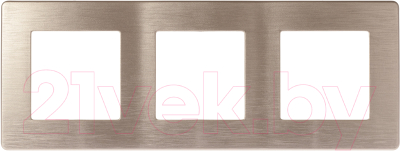 Рамка для выключателя ЭРА 12-5103-04 / Б0052522 (сатин/шампань)