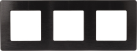 Рамка для выключателя ЭРА 12-5103-06 / Б0052524 (сатин/черный) - 