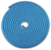 Скакалка для художественной гимнастики Indigo Kristi SM-389 (2.5м, голубой) - 