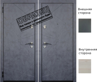 

Входная дверь Staller, Comfort ЮП-11 бетон графит/ЮП-11 Bianco P