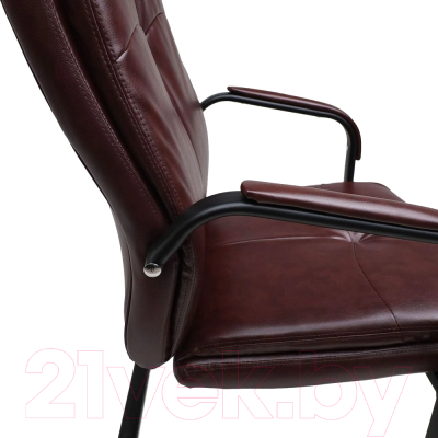 Кресло офисное AksHome Klio Eco (коричневый бриллиант/черный)